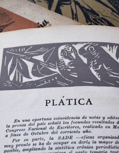 2 ilustración para PLATICA de NESTOR GROPPA 1958.