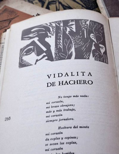 3 ilustración para VIDALITA DEL HACHERO de MARIO BUSIGNANI No 11 12 año 1958.