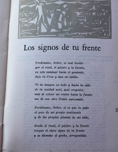 6 ilustración para LOS SIGNOS DE TU FRENTE de DOMINGO ZERPA 1959.